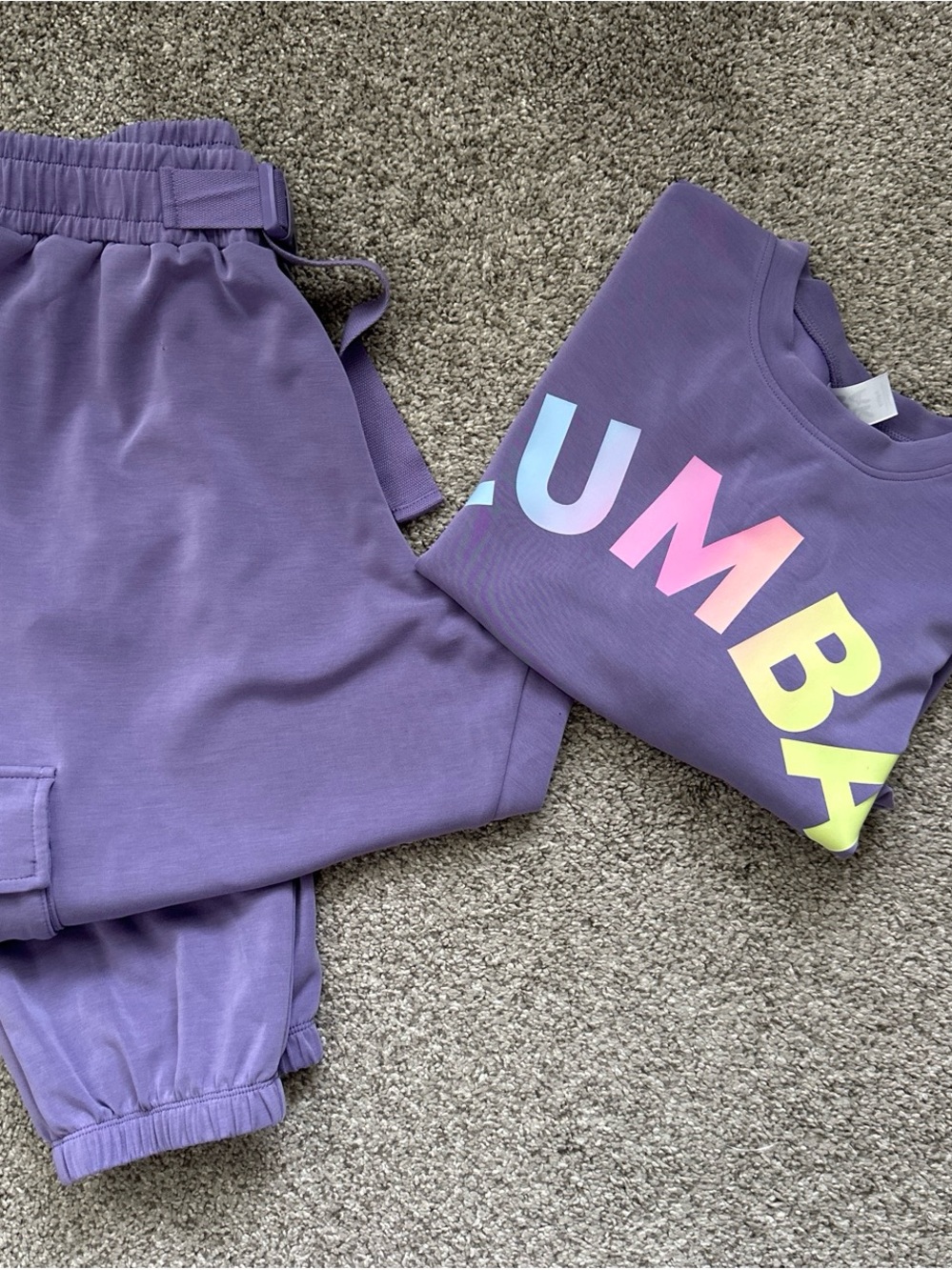 Zumba Fitness Sweatshirt & Joggers Set- Size S & M - only worn twice